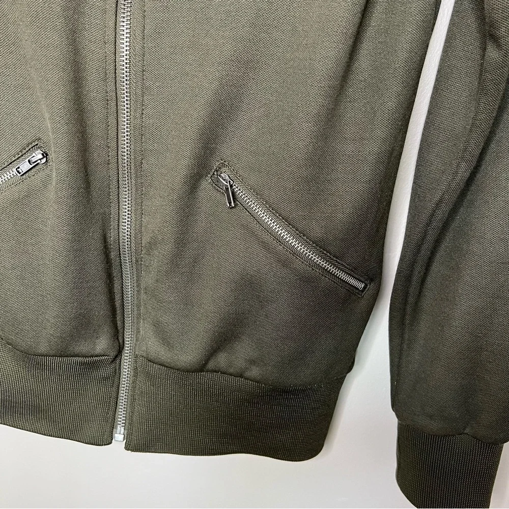 BDG Olive Green Hooded Zipup Jacket size small